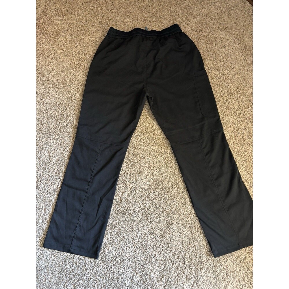 Comenii Scrub Pants Black Medium Womens Comfort Waist Cargo Pockets NWT